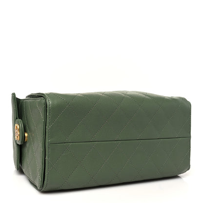 Chanel Caviar Quilted Small Chanel 25 Handbag Khaki 4 of 10