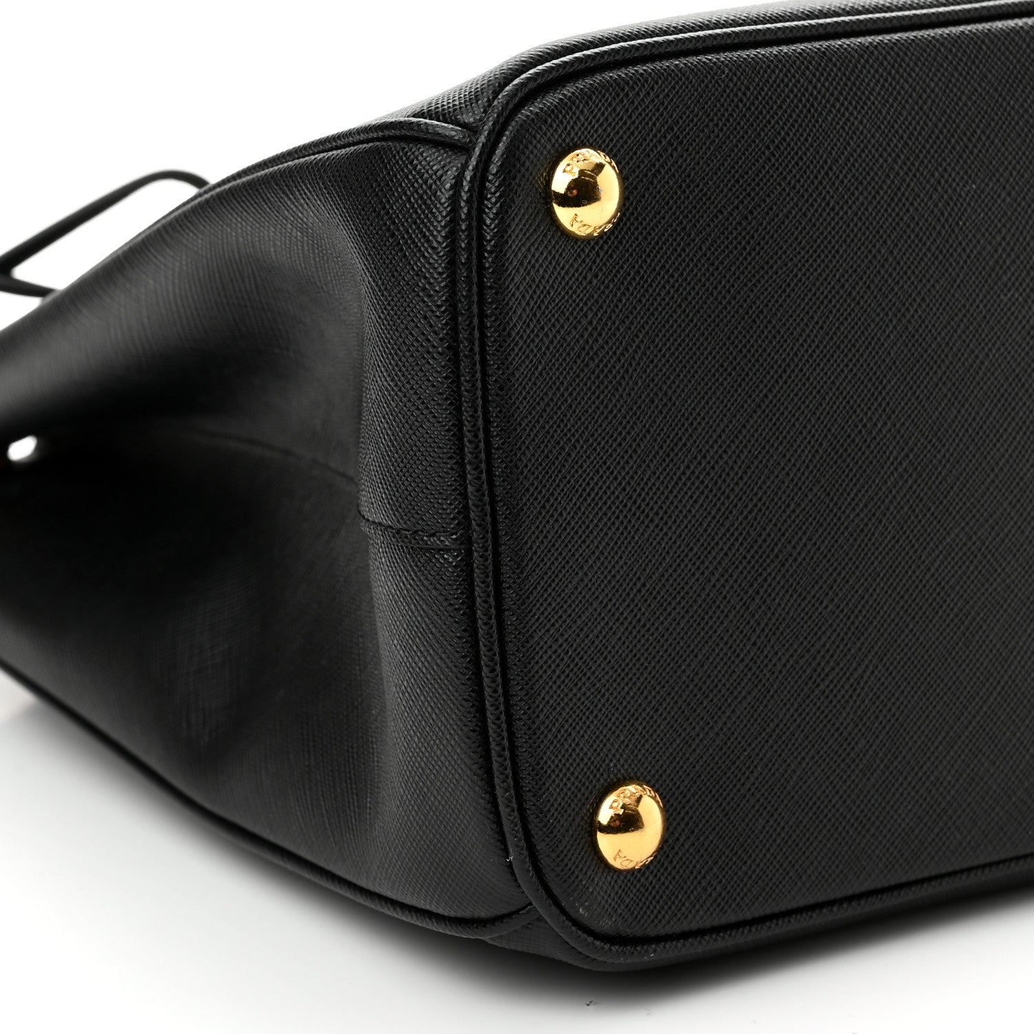 Prada Saffiano Medium Galleria Double Zip Tote Black 8 of 9
