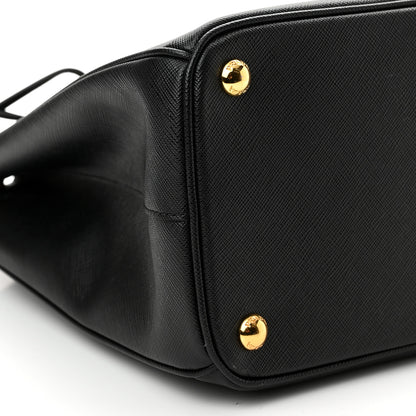 Prada Saffiano Medium Galleria Double Zip Tote Black 8 of 9