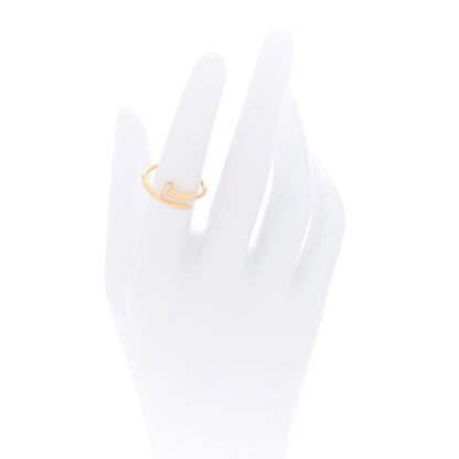 Cartier 18K Yellow Gold Diamond Small Juste Un Clou Ring 53 6.25 2 of 5