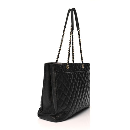 Chanel Caviar Quilted Timeless Tote Black 3 of 12