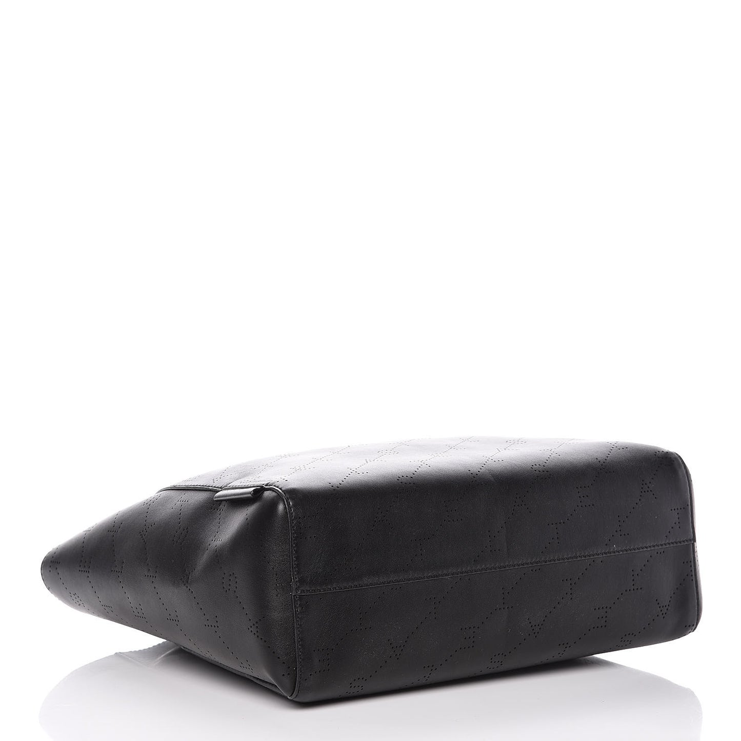 Eco Alter Nappa Perforated Logo Tote Black