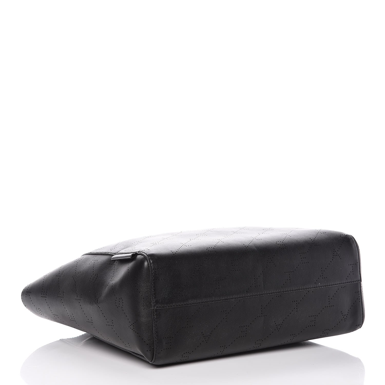 Stella McCartney Eco Alter Nappa Perforated Logo Tote Black 4 of 10