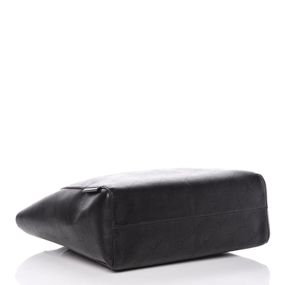 Stella McCartney Eco Alter Nappa Perforated Logo Tote Black 4 of 10