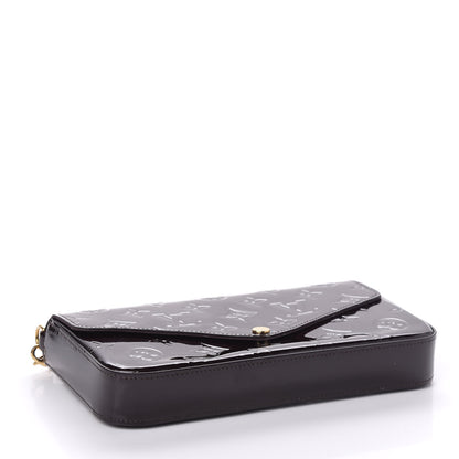 Louis Vuitton Vernis Pochette Felicie Chain Wallet Amarante 4 of 9