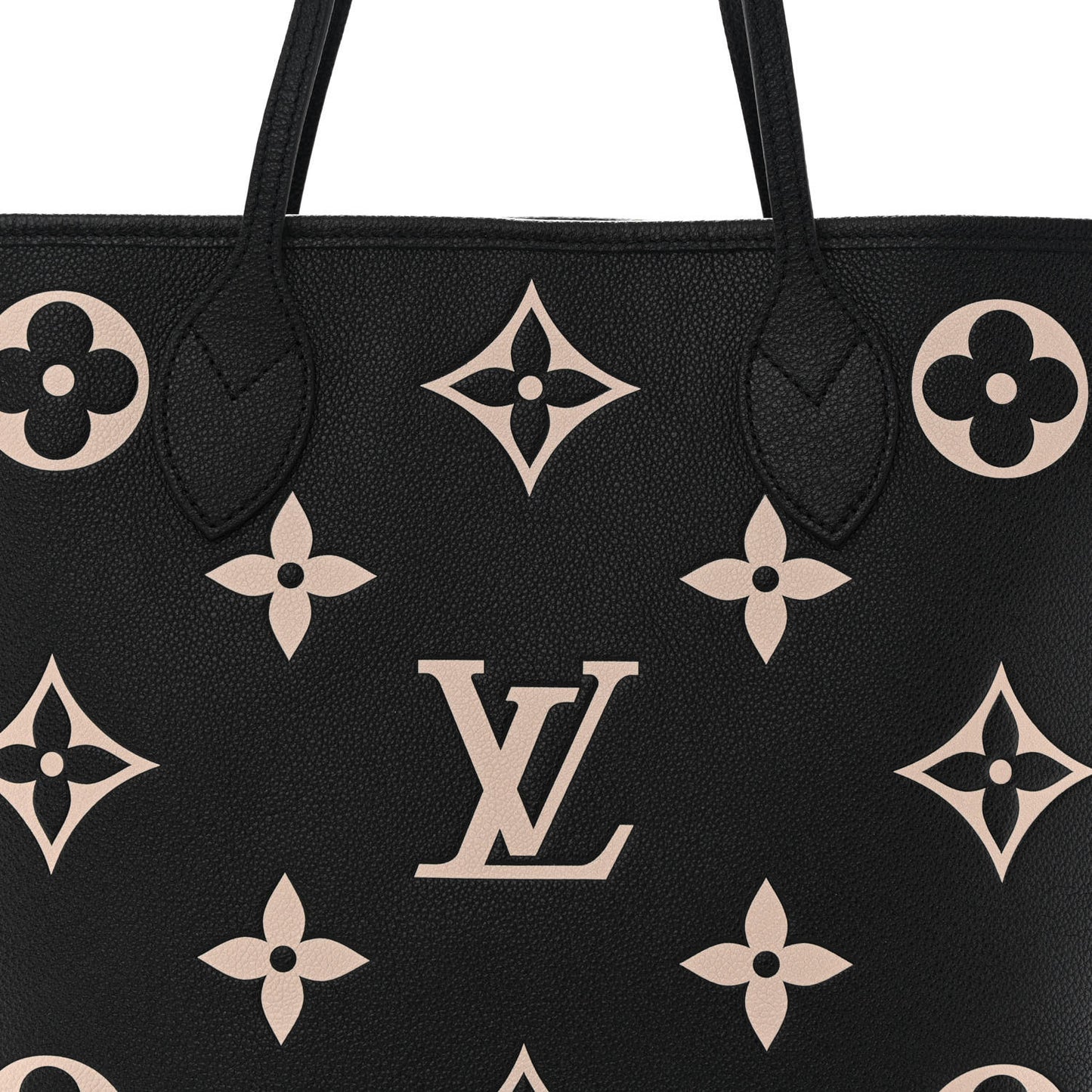 Empreinte Monogram Giant Neverfull MM Black Beige