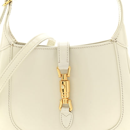 Gucci Boarded Dyana Lux Calfskin Mini Jackie 1961 Hobo Mystic White 8 of 10