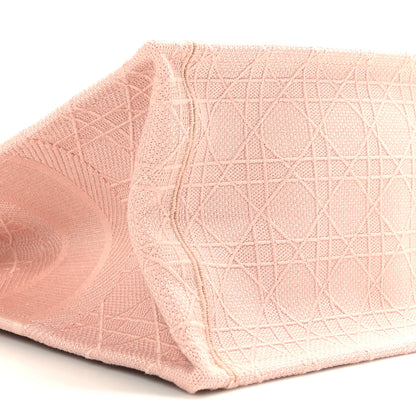 Christian Dior Canvas Embroidered Cannage Medium Book Tote Bois de Rose 8 of 10