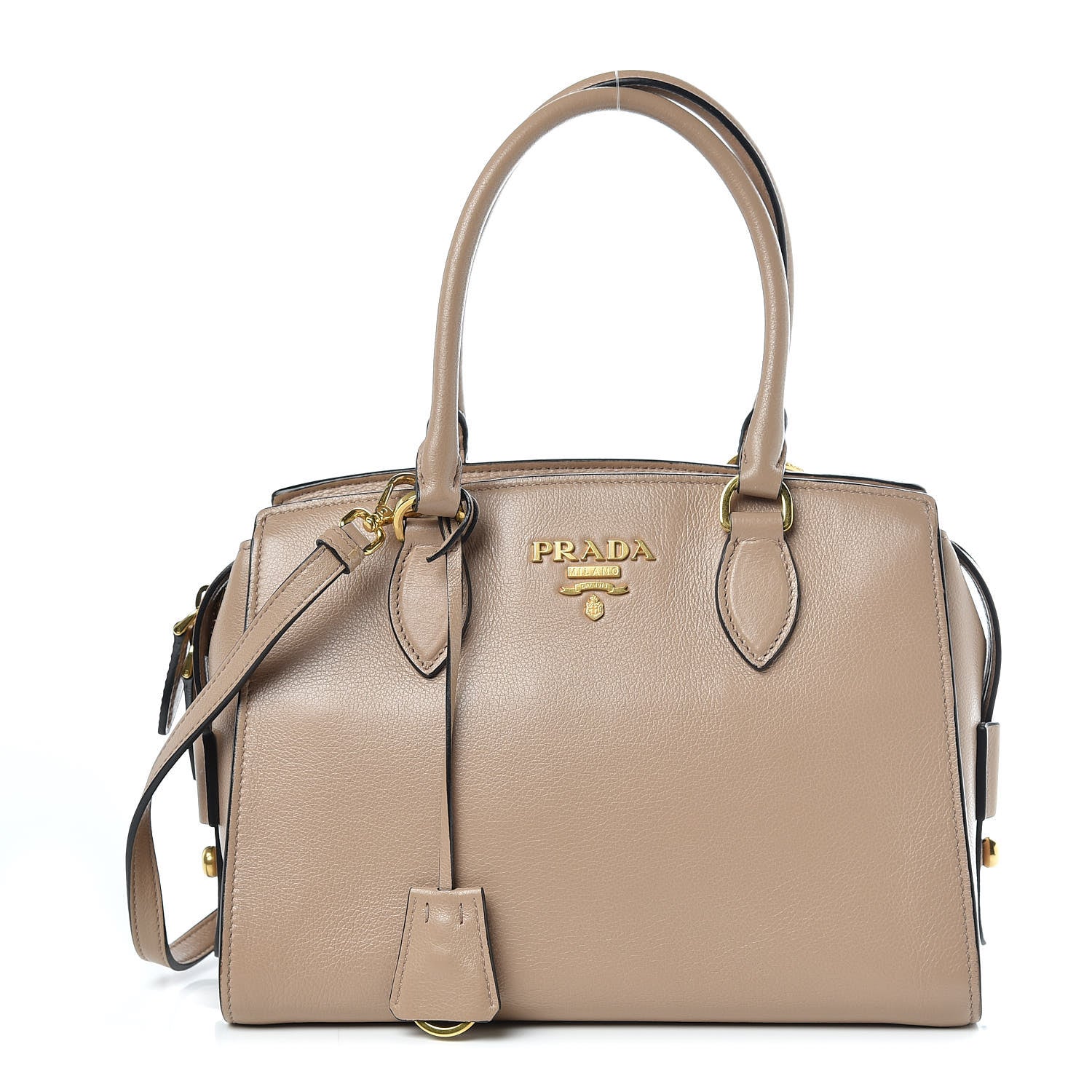 Prada Glace Calfskin Shoulder Bag Cammeo 1 of 12