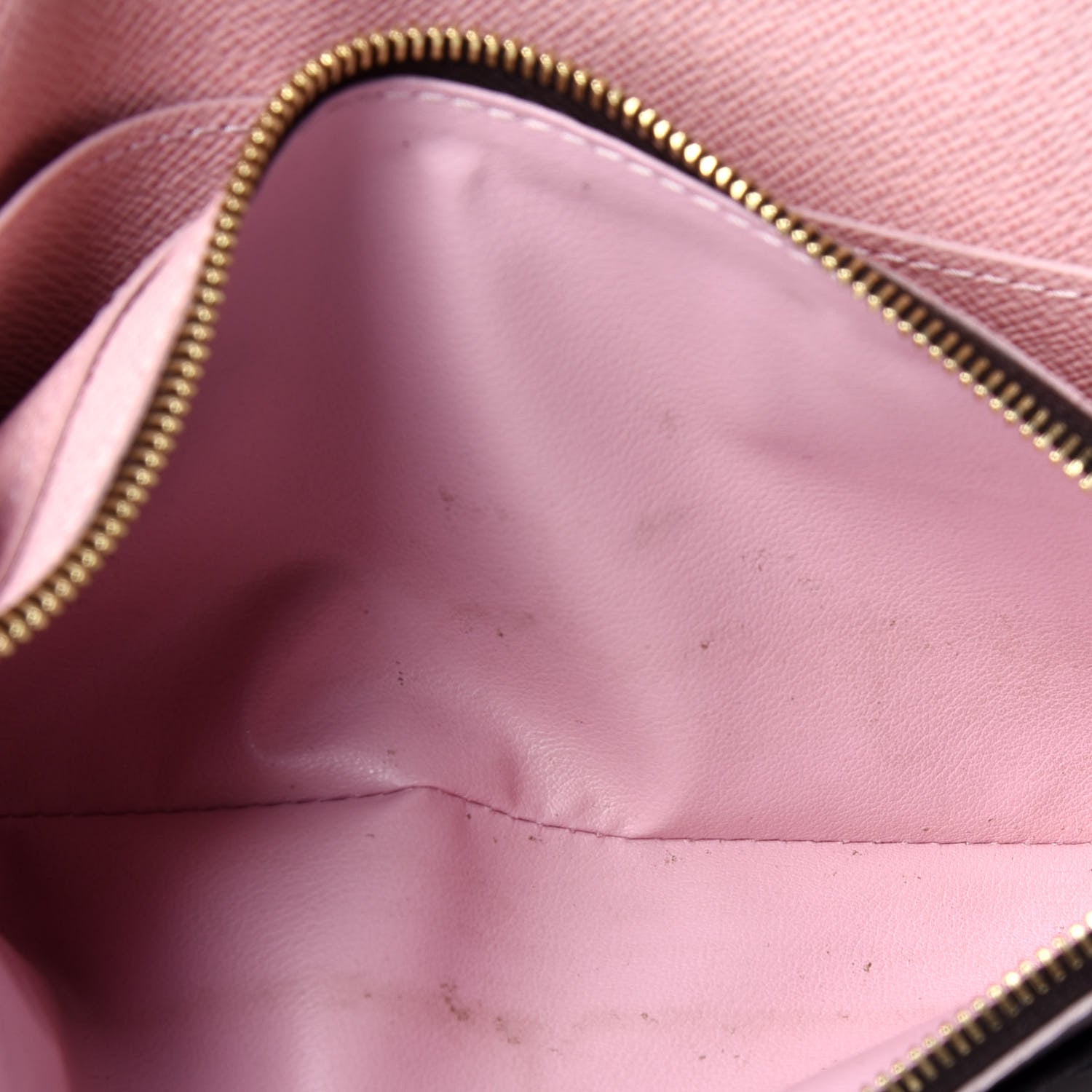 Louis Vuitton Damier Ebene Caissa Wallet Rose Ballerine 11 of 12