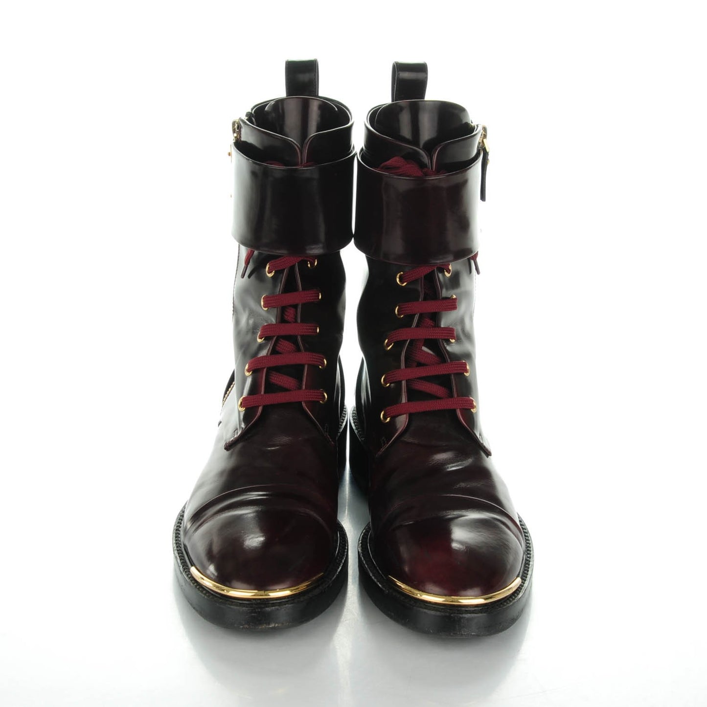 Calfskin Diplomacy Ranger Combat Boots 38.5 Red