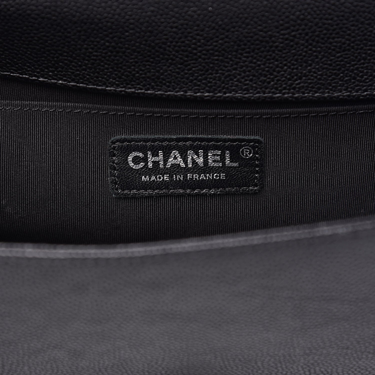 Chanel Caviar Quilted Medium Boy Flap Black 6 of 12