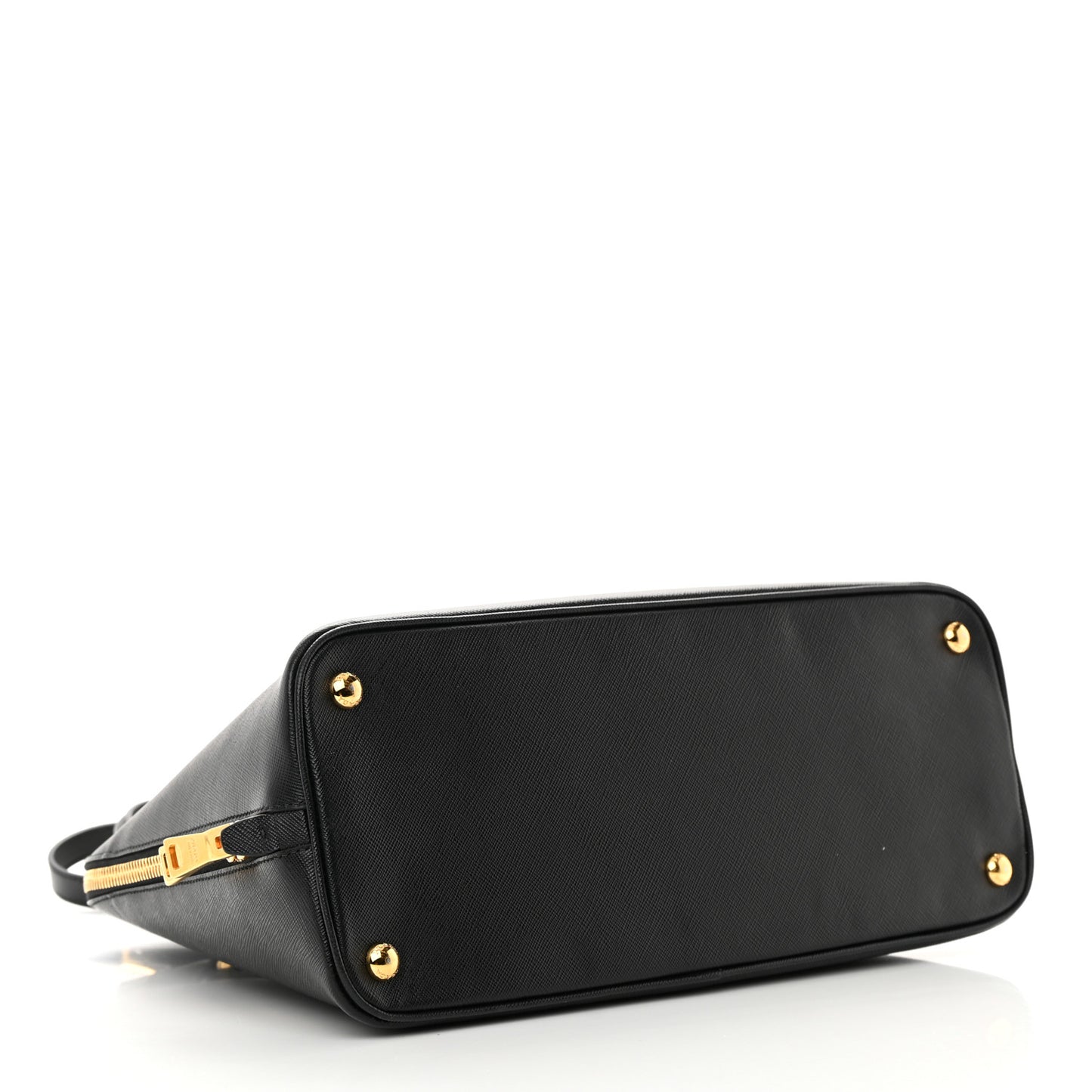 Saffiano Lux Medium Promenade Tote Black