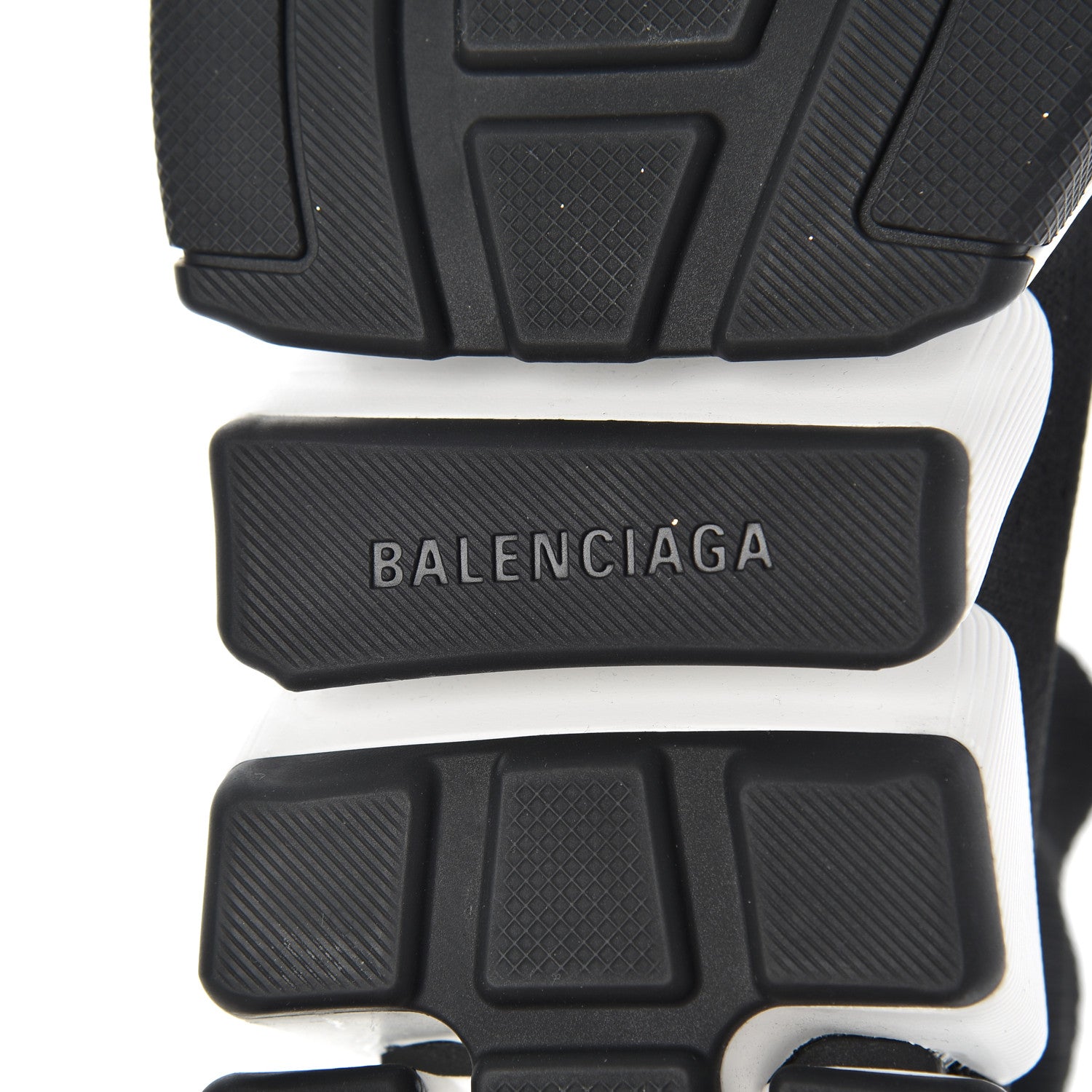 Balenciaga Technical 3D Recycled Knit Bi-Color Sole Mens Speed 2.0 Sneakers 39 Black White 7 of 11