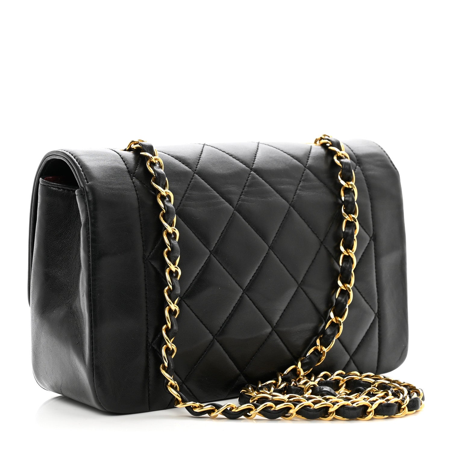 Chanel Lambskin Quilted Small Single Flap Black 3 of 10
