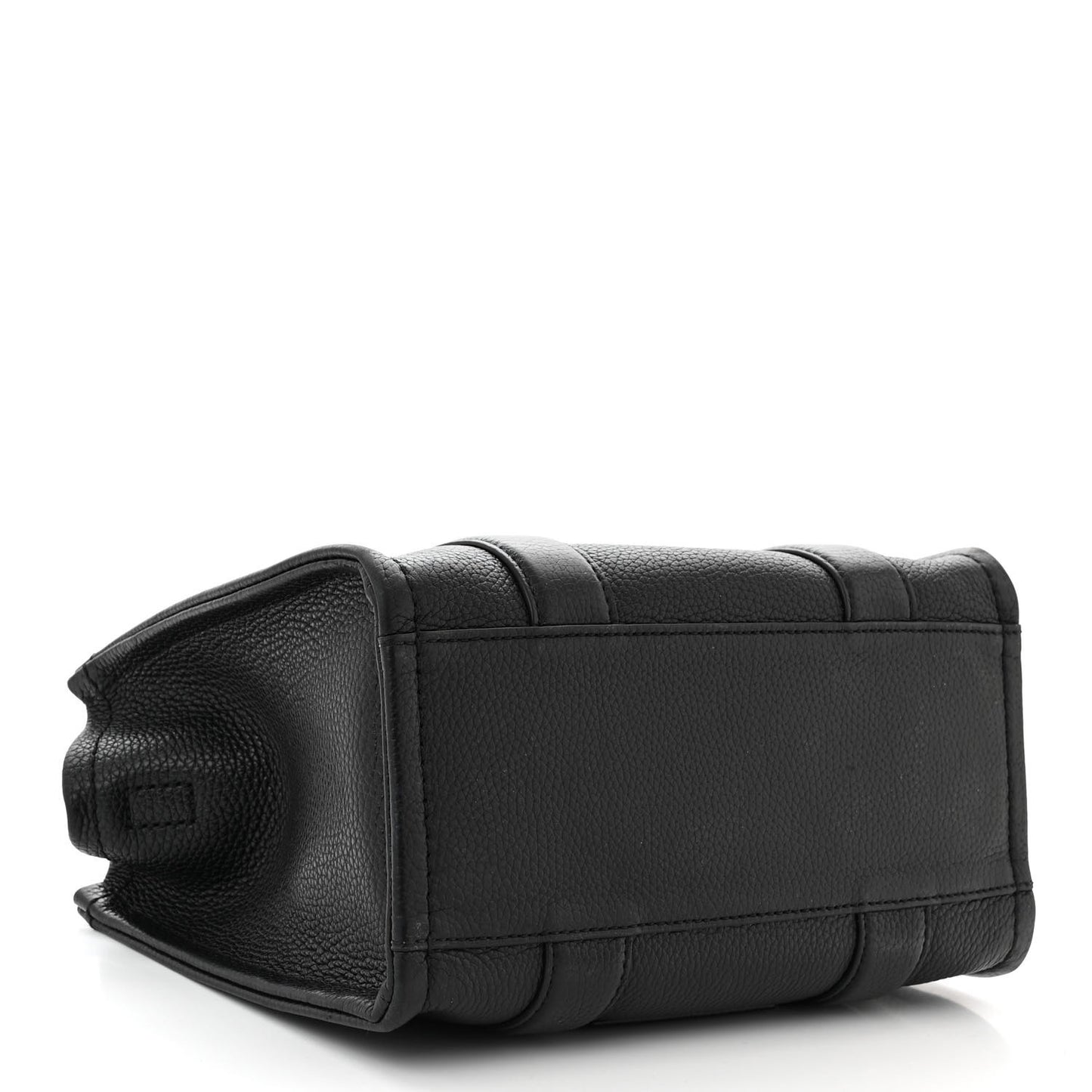 Grained Calfskin Small The Tote Bag Black