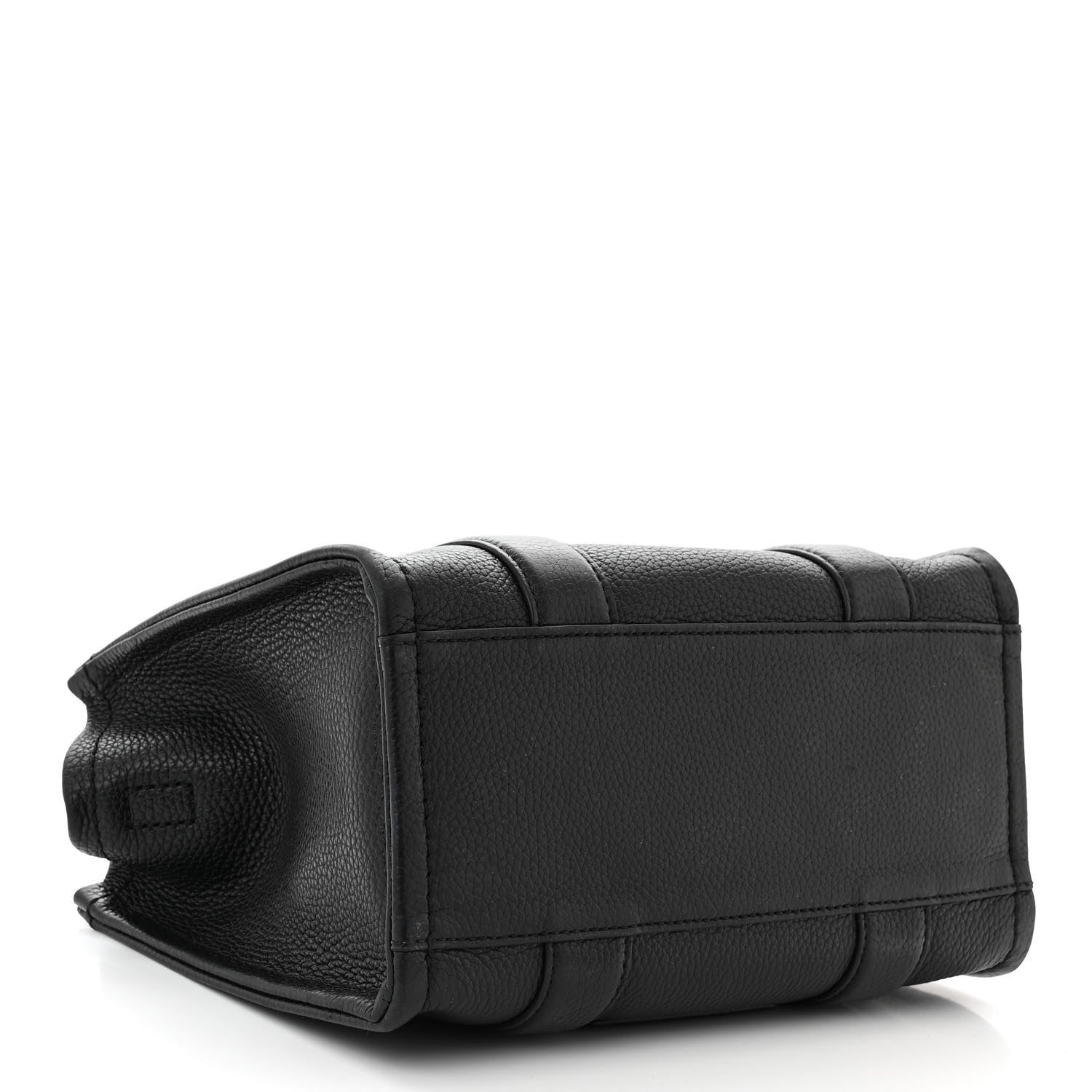 Marc Jacobs Grained Calfskin Small The Tote Bag Black 4 of 11