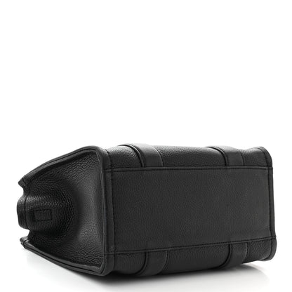 Marc Jacobs Grained Calfskin Small The Tote Bag Black 4 of 11