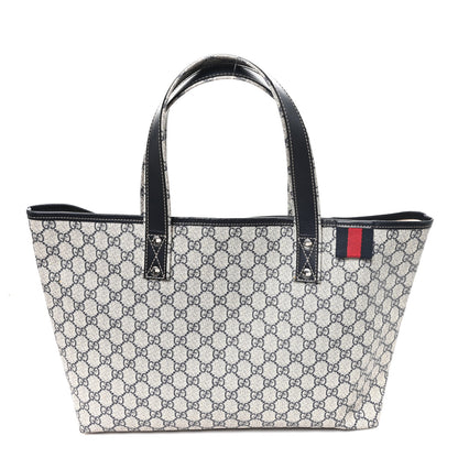 Gucci GG Plus Monogram Medium Signature Web Loop Tote Navy 1 of 10