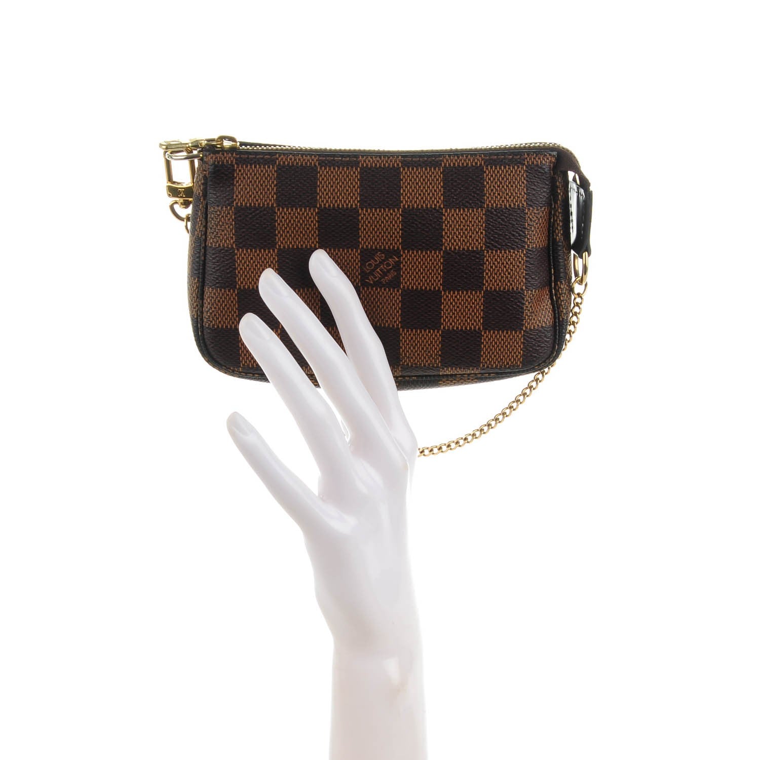 Louis Vuitton Damier Ebene Mini Pochette Accessories 2 of 7