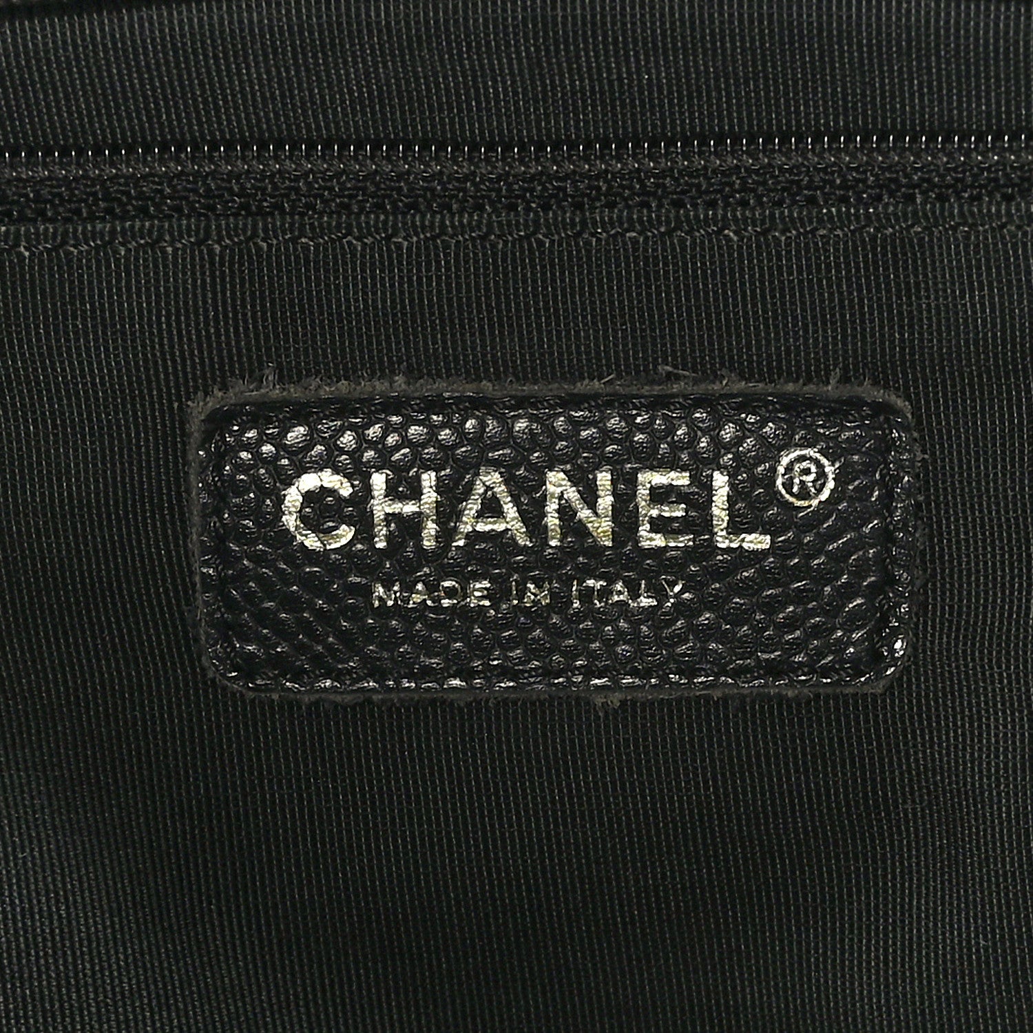 Chanel Caviar Quilted Petit Shopping Tote PST Black 6 of 9