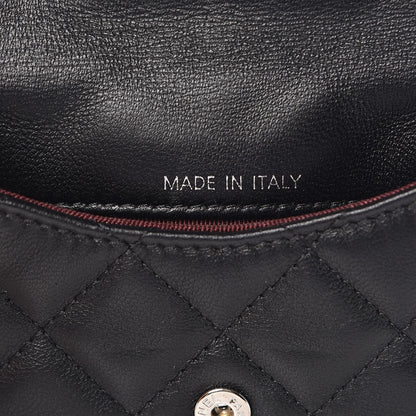 Chanel Lambskin Quilted Coin Purse Black 6 of 9