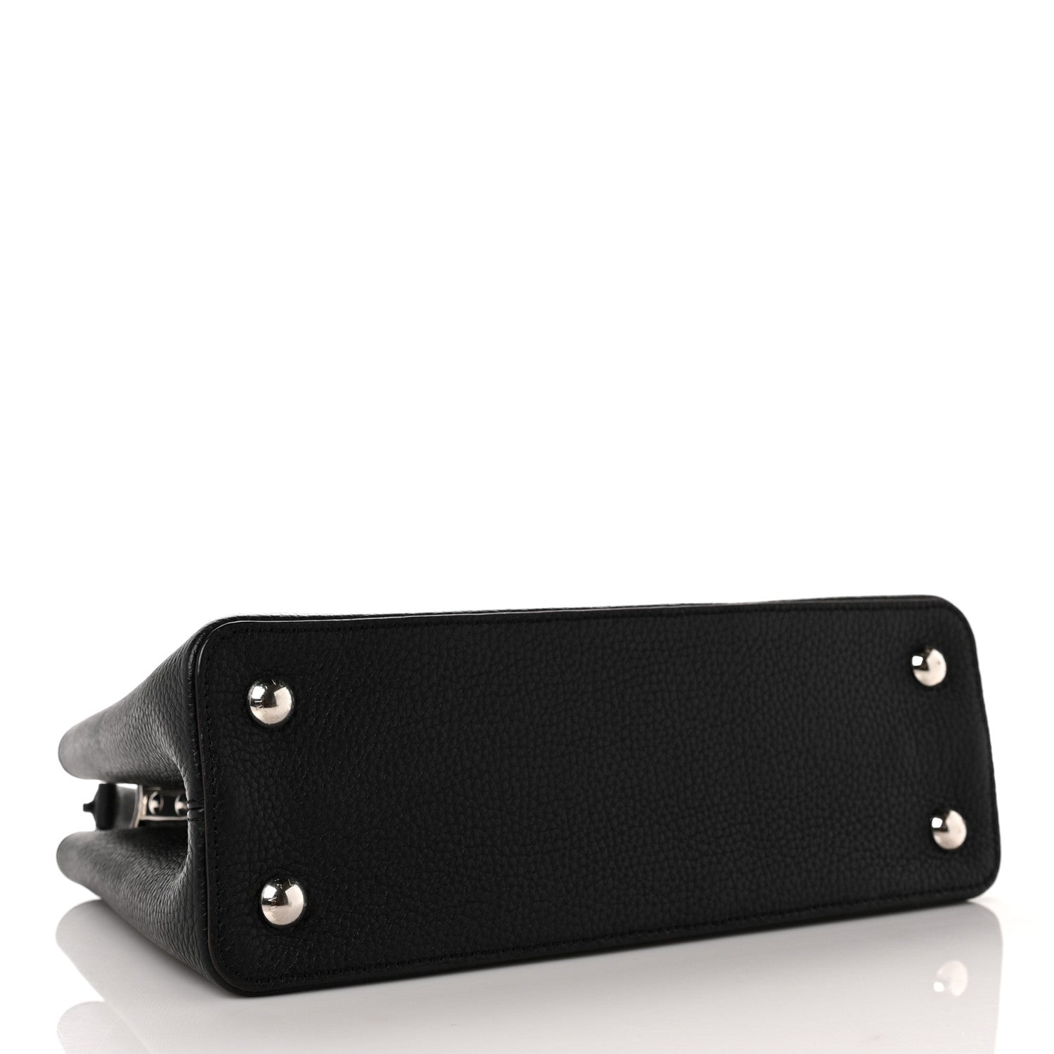 Louis Vuitton Taurillon Capucines PM Black 4 of 8