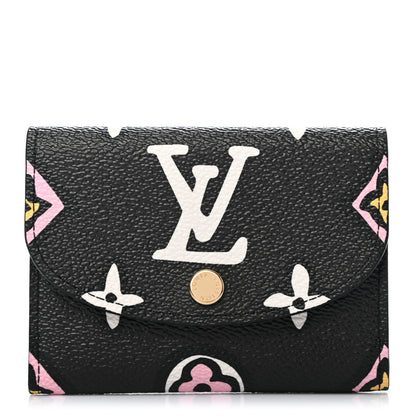 Louis Vuitton Monogram Giant Wild At Heart Rosalie Coin Purse Black 1 of 6