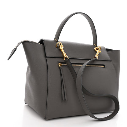 Celine Grained Calfskin Mini Belt Bag Grey 2 of 9