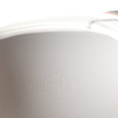 Hermes Epsom Mens Boomerang Sneakers 43 White 8 of 11