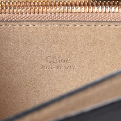 Chloe Suede Calfskin Medium Faye Shoulder Bag Black 6 of 7