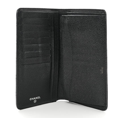 Chanel Caviar Quilted Yen Wallet Black 5 of 15