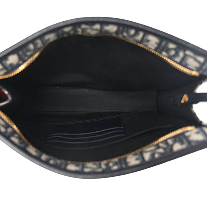 Christian Dior Oblique 30 Montaigne Pouch Blue 6 of 8
