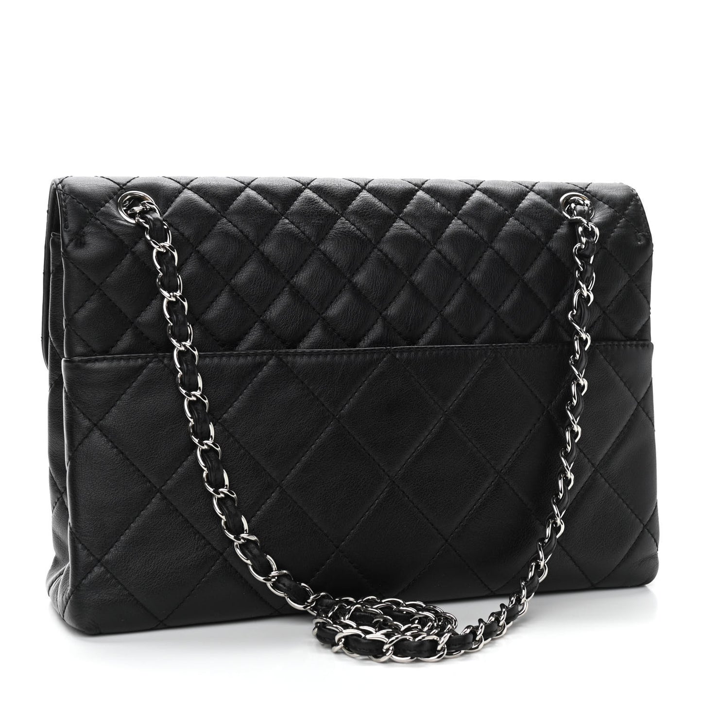 Calfskin Quilted In The Business Flap Bag Black