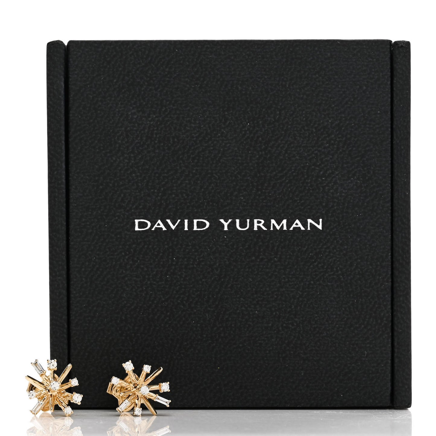 18K Yellow Gold Diamond Petite Supernova Stud Earrings