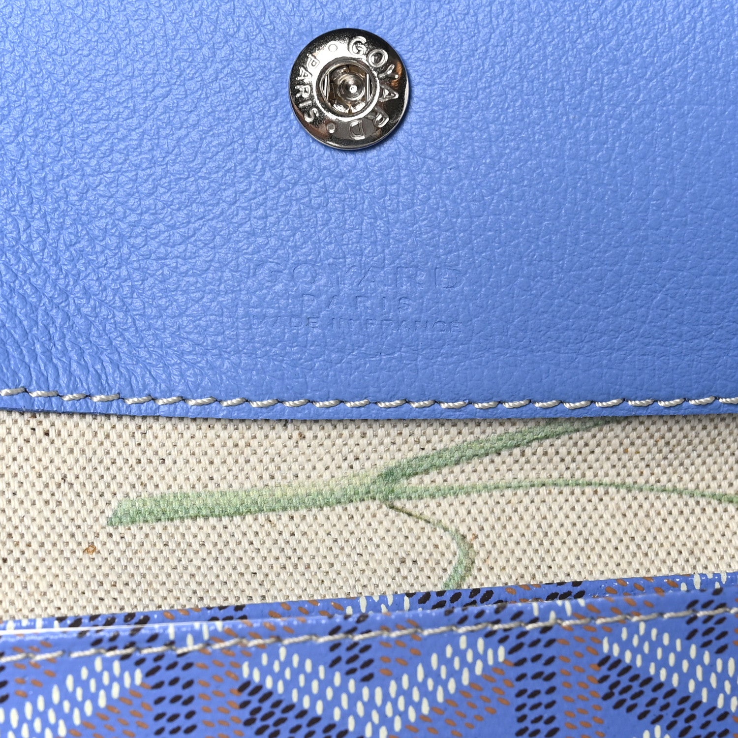 Goyard Goyardine Le Jardin Saint Louis GM Iris 7 of 11