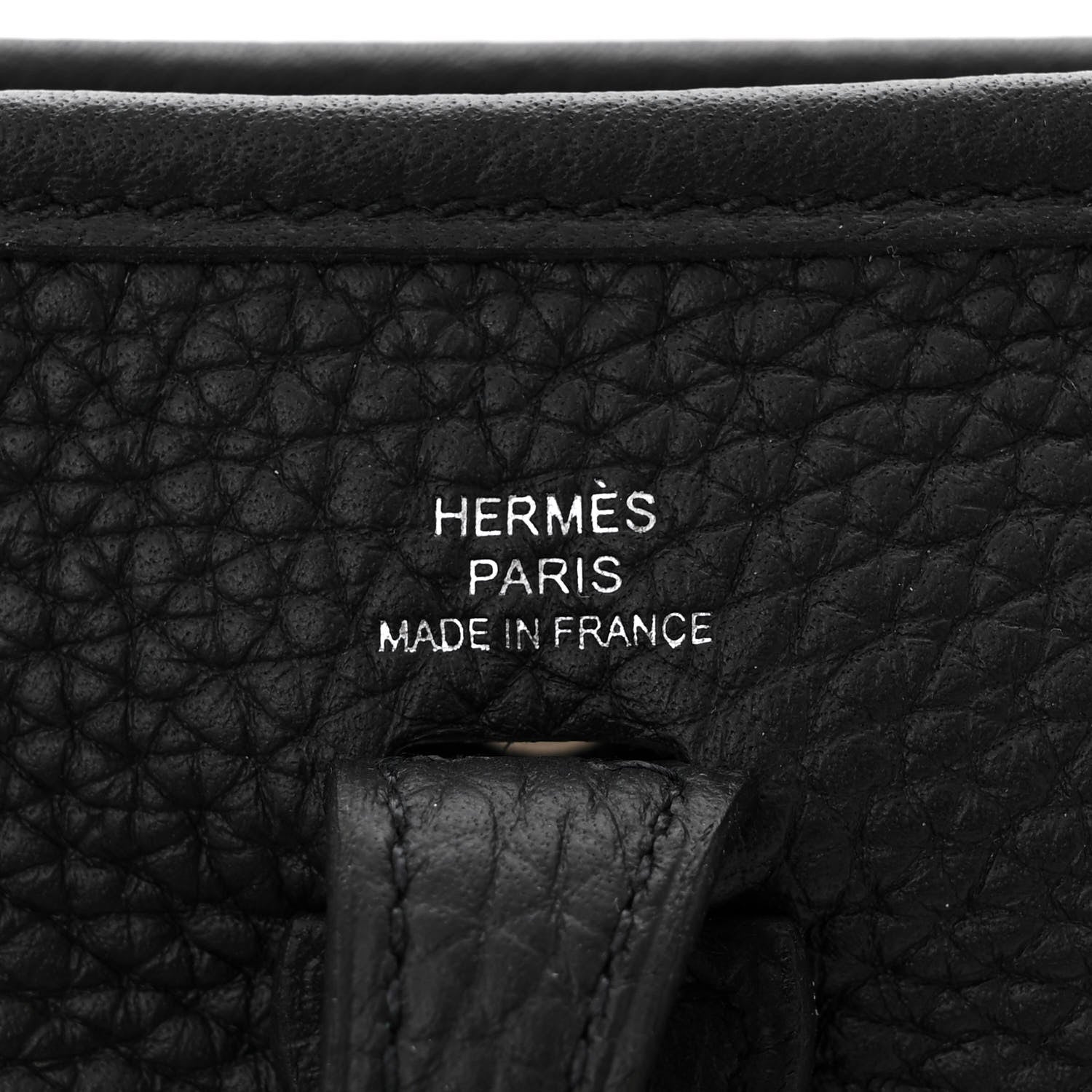 Hermes Taurillon Clemence Evelyne TPM Black 6 of 11