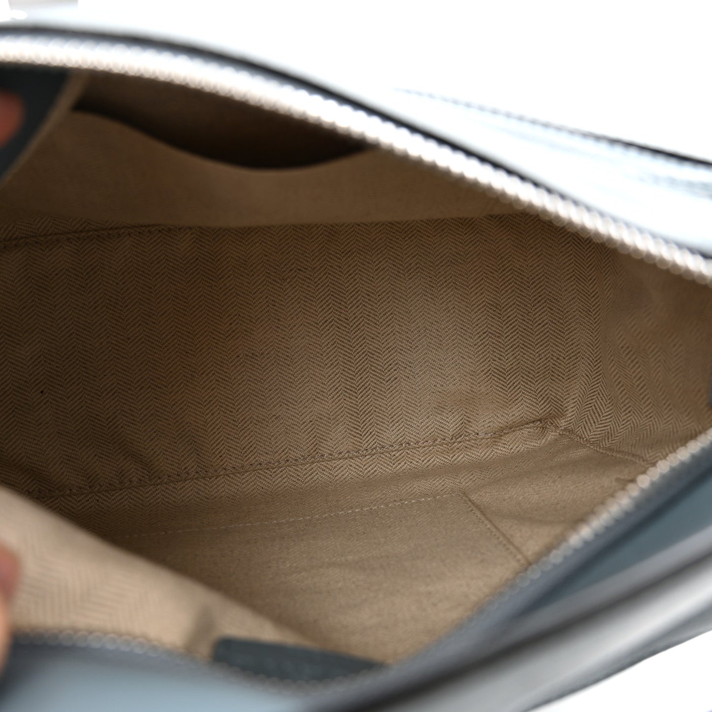 Calfskin Small Puzzle Bag Stone Blue