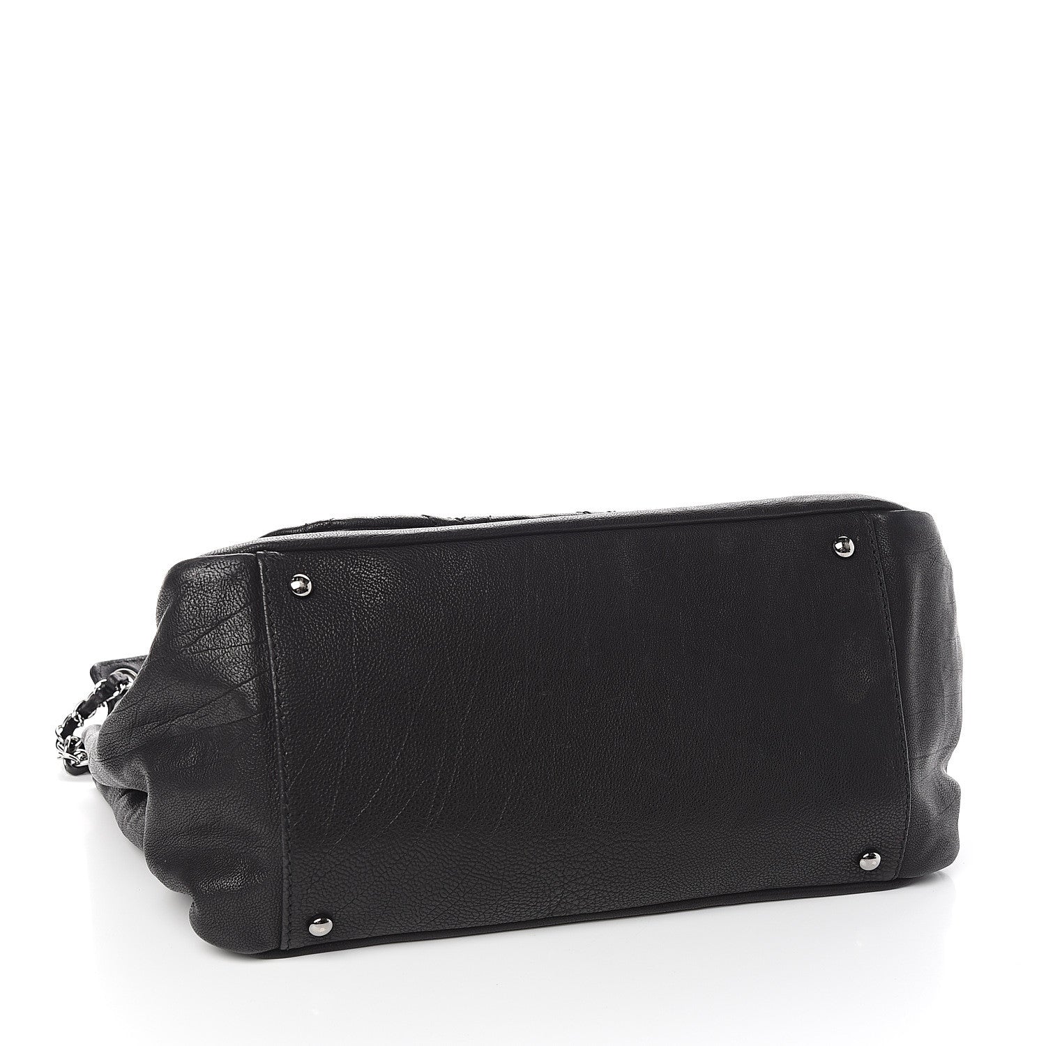 Chanel Calfskin Diamond Stitch Small Flap Black 3 of 12