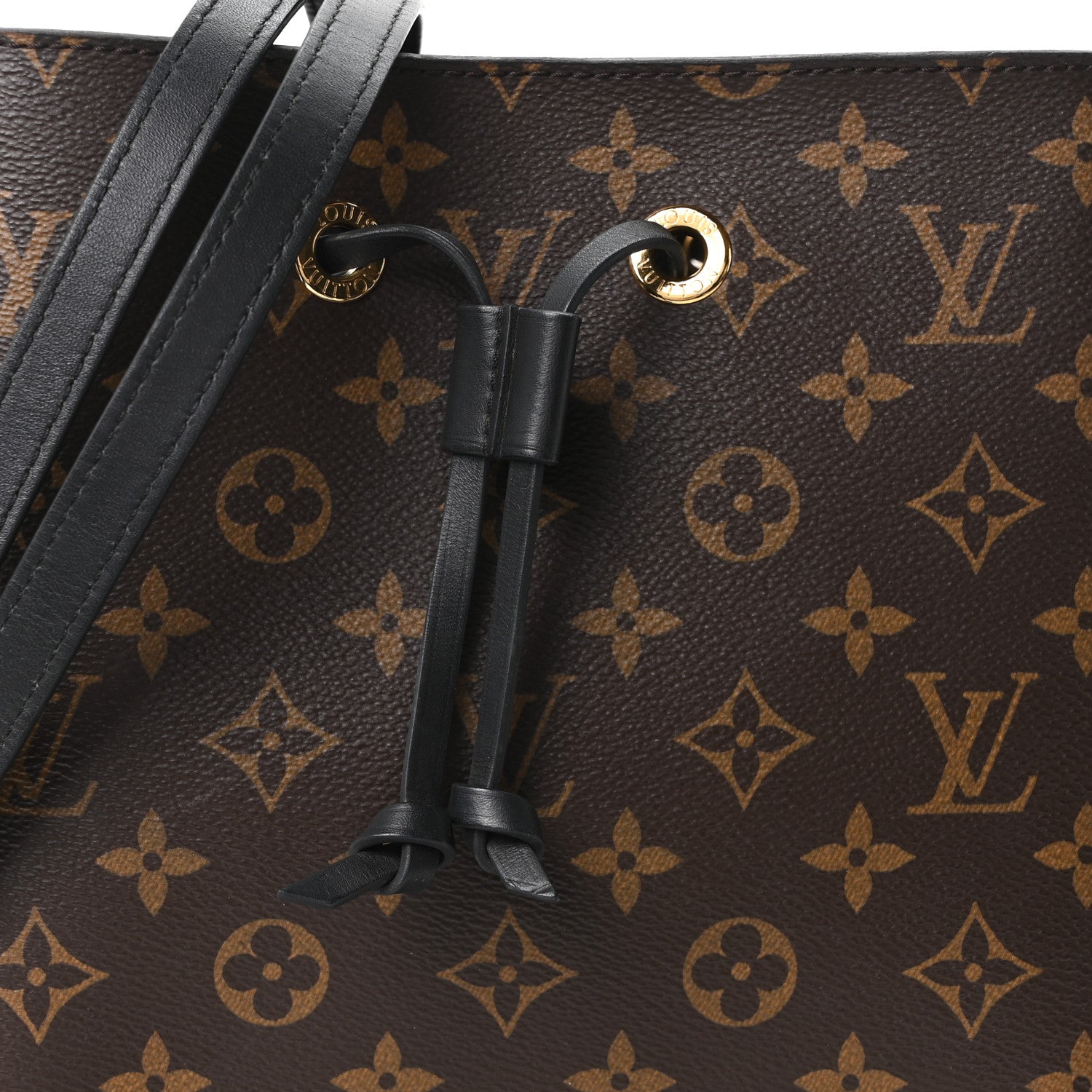 Louis Vuitton Monogram Neonoe MM Black 8 of 10