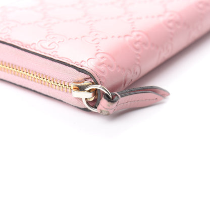 Gucci Guccissima Zip Around Wallet Pink 8 of 12