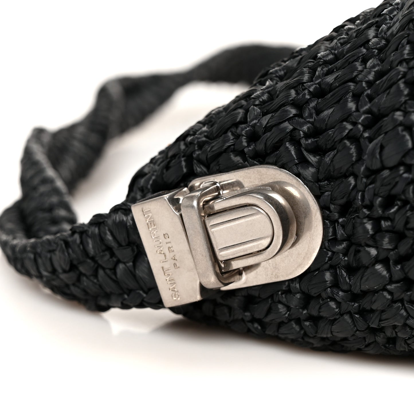 Raffia Le Crossbody Black