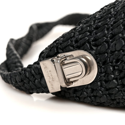 Saint Laurent Raffia Le Crossbody Black 8 of 11