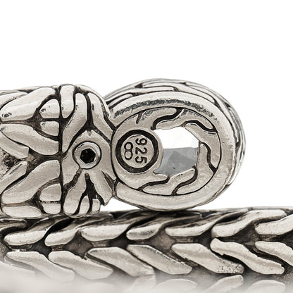 John Hardy Sterling Silver White Topaz Double Coil Bracelet 4 of 4
