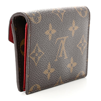Louis Vuitton Monogram Compact Marie Wallet Rouge 3 of 9