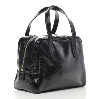 Saint Laurent Textured Patent Mini Y-Mail Tote Black 2 of 4
