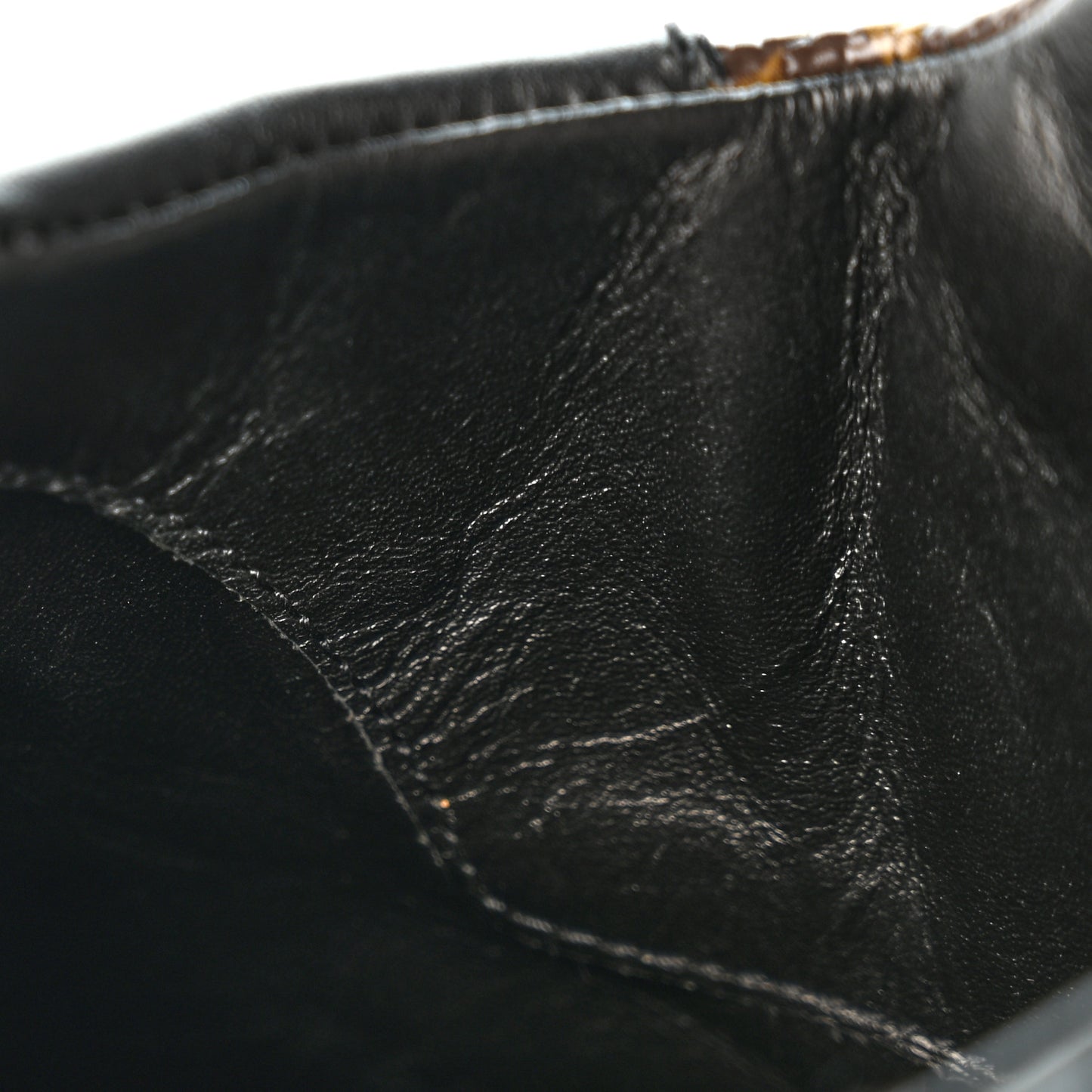 Suede Calfskin Monogram Laureate Platform Desert Boots 36.5 Black