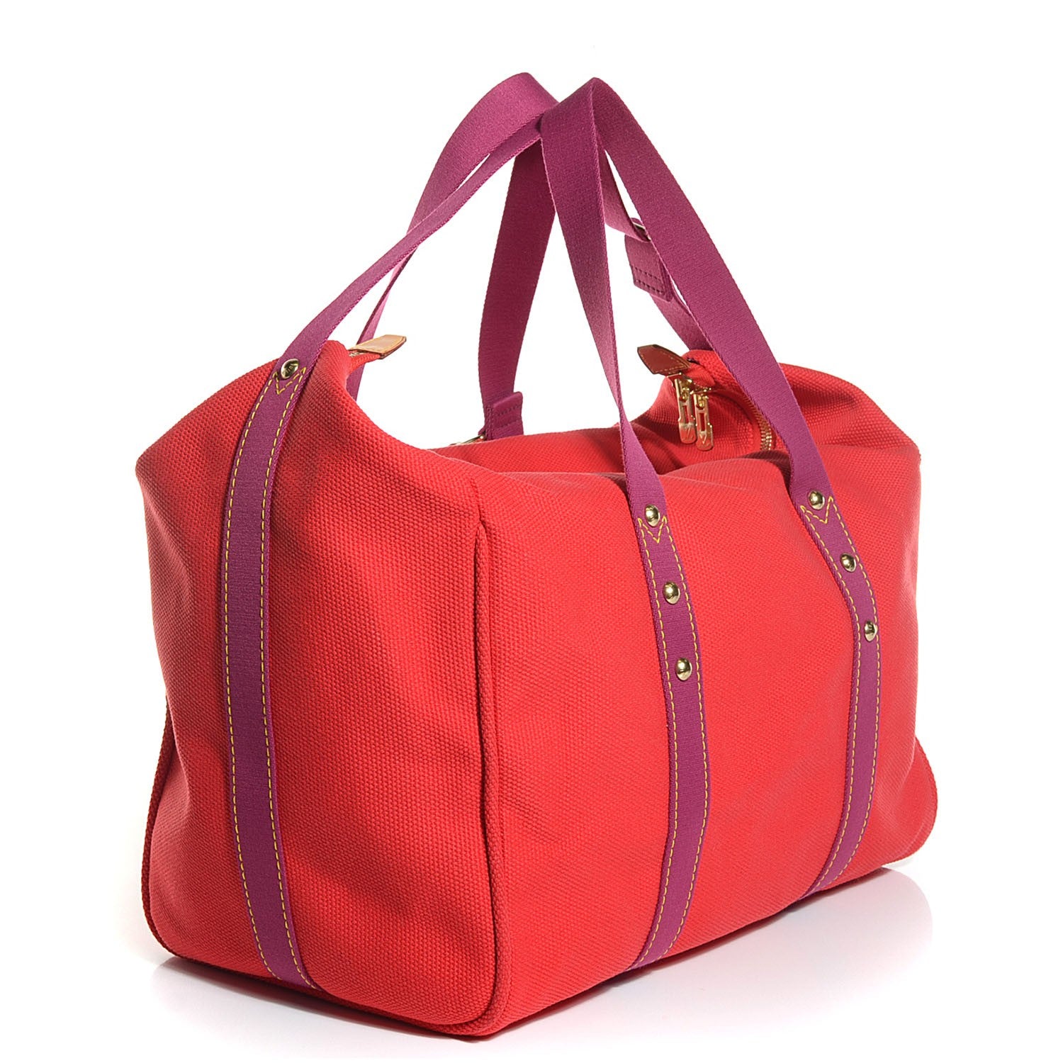 Louis Vuitton Toile Antigua Cabas GM Red 3 of 7