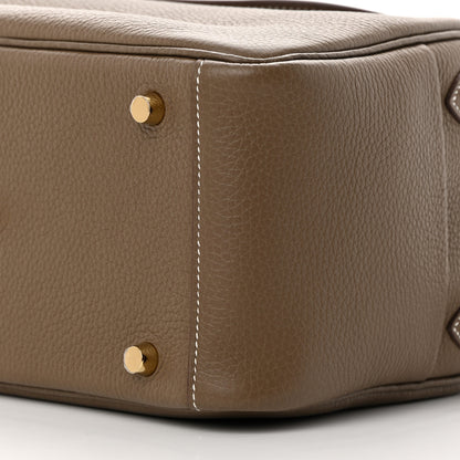 Hermes Taurillon Clemence Lindy 26 Etoupe 10 of 12