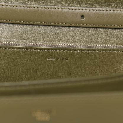 Celine Box Calfskin Medium Classic Box Flap Bag Army Green 7 of 11